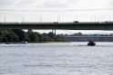 Schiff 1 Koeln in Hoehe der Koelner Zoobruecke P234